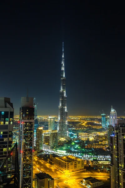 Letecký pohled na Dubaj — Stock fotografie