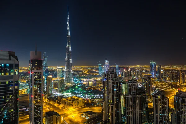 Letecký pohled na Dubaj — Stock fotografie