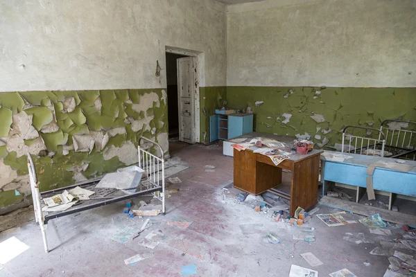 Заброшенный детский сад в Чернобыле — стоковое фото