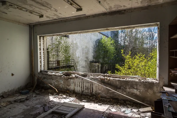 Abandoned city Pripyat, Chernobyl — Stock Photo, Image