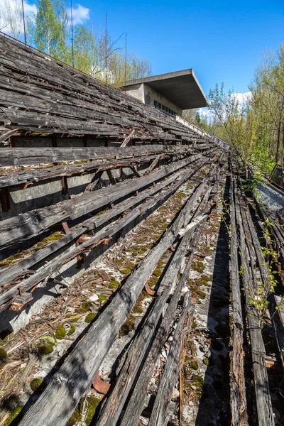 Stadium in Pripyat, Chernobyl — Stock Photo, Image