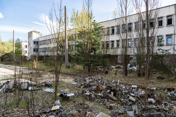 Abandoned city Pripyat, Chernobyl — Stock Photo, Image