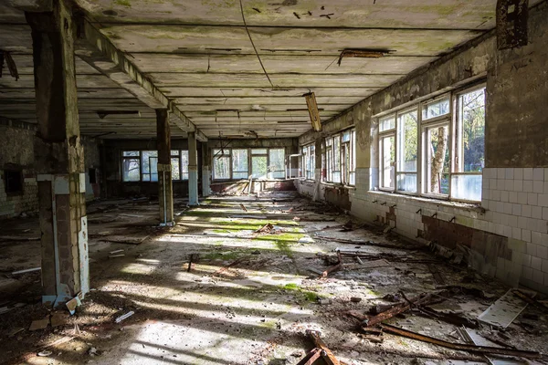 Città abbandonata Pripyat, Chernobyl — Foto Stock