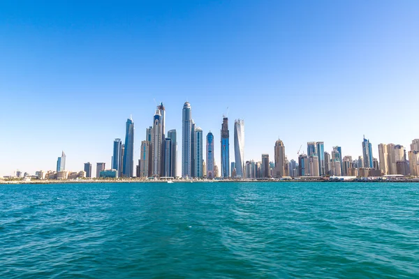 Dubai Marina in a summer day — Stock Photo, Image