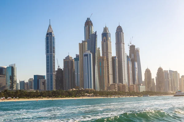 Dubai Marina di hari musim panas — Stok Foto