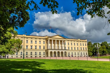 Royal Palace  in Oslo, Norway clipart