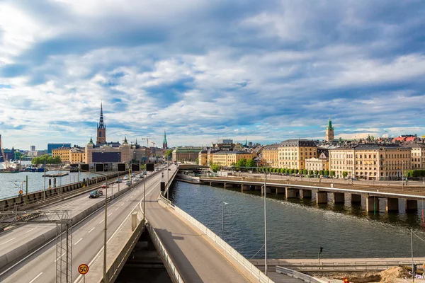 Gamla Stan, starej części Sztokholmu — Zdjęcie stockowe