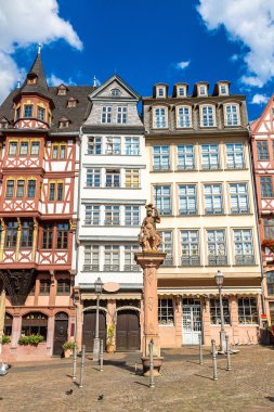 Old buildings in Frankfurt clipart