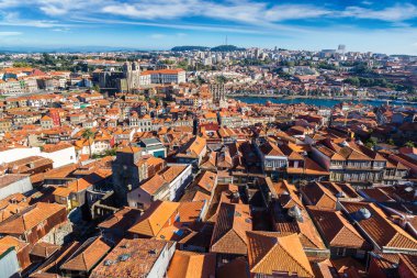 Portekiz 'deki Porto' nun hava görüntüsü