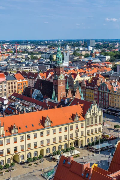 Wroclaw 'daki Pazar Meydanı — Stok fotoğraf