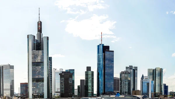 Finanzviertel in Frankfurt — Stockfoto