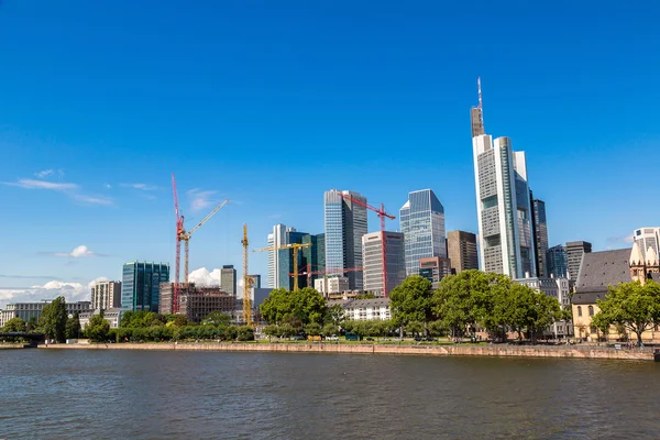 Finanzviertel in Frankfurt — Stockfoto