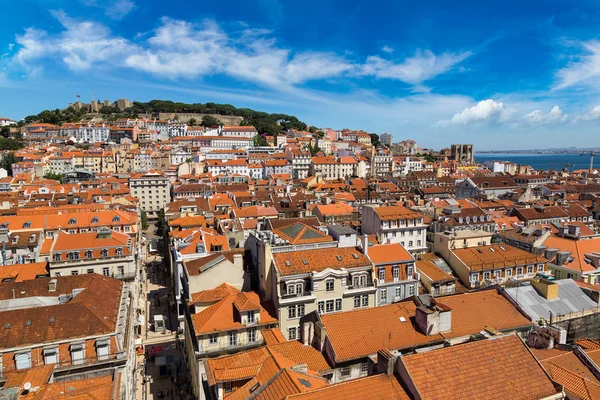 Bovenaanzicht van lisbon, portugal. — Stockfoto