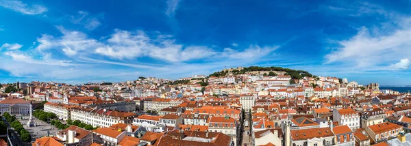 Panorama Flygfoto över Lissabon — Stockfoto