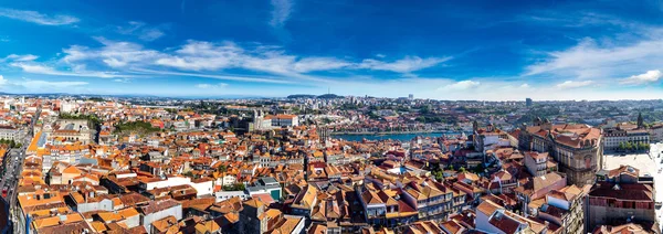 Flygfoto över Porto i Portugal — Stockfoto