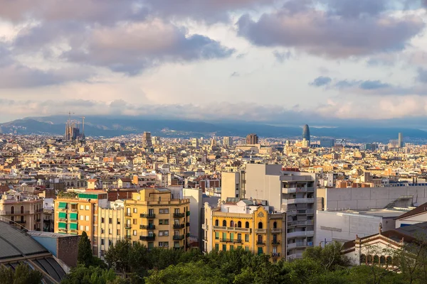 Vista panorâmica de Barcelona — Fotografia de Stock