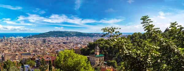 Panoramic view of Barcelona — Stock Photo, Image