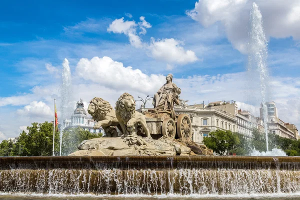 Cibeles fuente en madrid — Foto de Stock