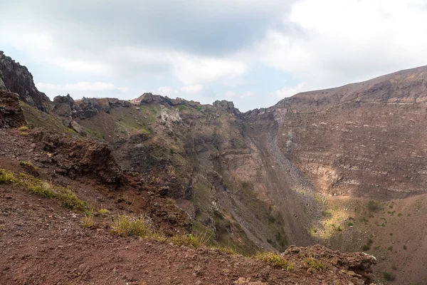 Vesuvius volcano crater — Stock Photo, Image