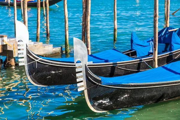 Gondels in Venetië, Italië — Stockfoto