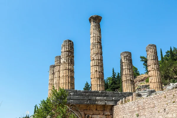 Il Tempio di Apollo a Delfi — Foto Stock