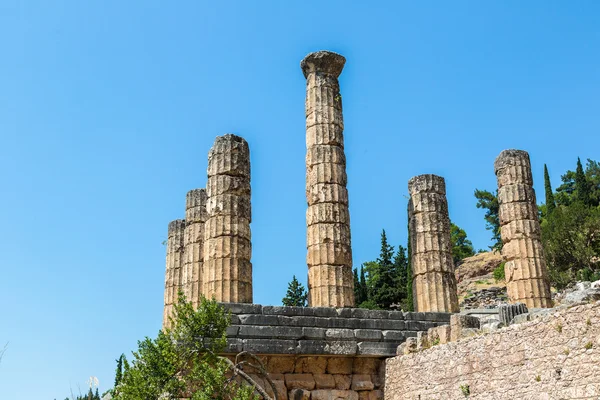 El Templo de Apolo en Delfos — Foto de Stock