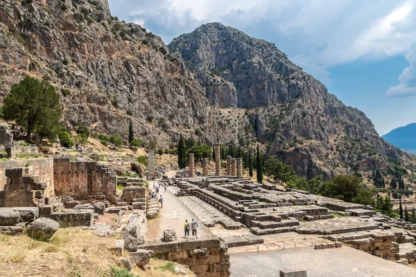 El Templo de Apolo en Delfos — Foto de Stock