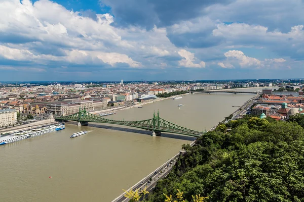 Most wolności w Budapest. — Zdjęcie stockowe