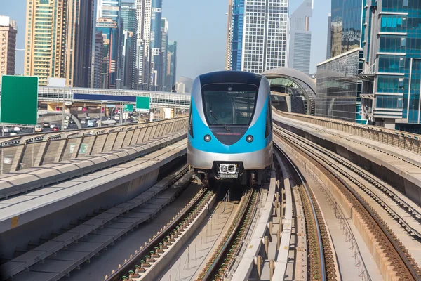 Kereta api Dubai Metro — Stok Foto