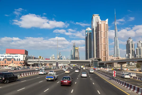 Autopista moderna en Dubai —  Fotos de Stock