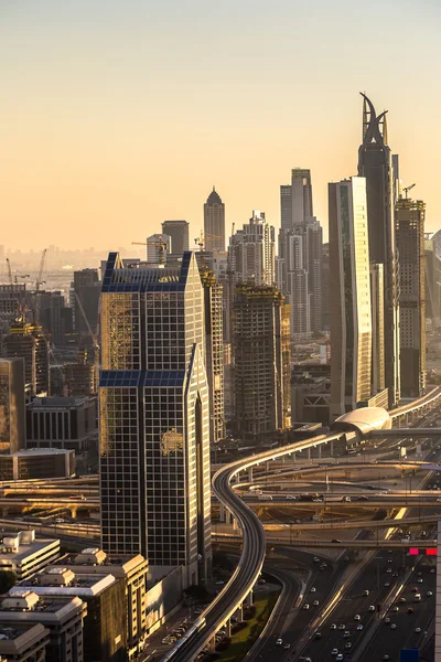 Вид с воздуха на Дубай — стоковое фото