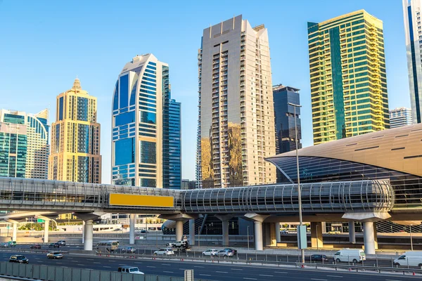 Metropolitana di Dubai a Dubai — Foto Stock