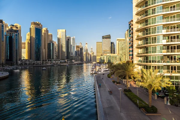 Dubai Marina at day — Stock Photo, Image