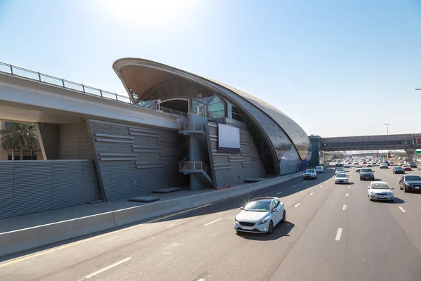 Metro station in Dubai — Stock Photo, Image