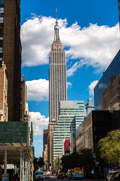 Nueva York City Estados Unidos Marzo 2020 Empire State Building — Foto de Stock