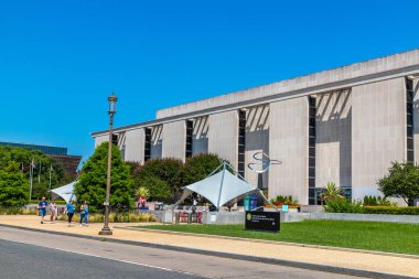 WASHINGTON DC, ABD - 29 Mart 2020: Smithsonian National Museum of American History in Washington DC, ABD