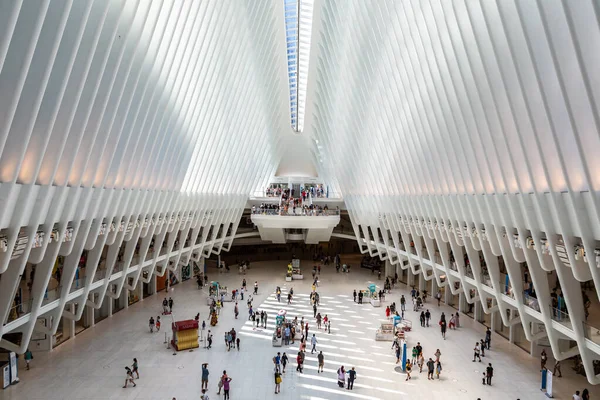 New York City Yhdysvallat Maaliskuu 2020 Oculus Transport Hub World — kuvapankkivalokuva