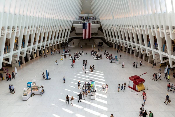 New York City Usa March 2020 Oculus Transportation Hub World — Stock Photo, Image