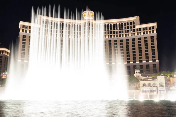 Las Vegas Usa March 2020 Fountains Bellagio Bellagio Hotel Casino — Stock Photo, Image