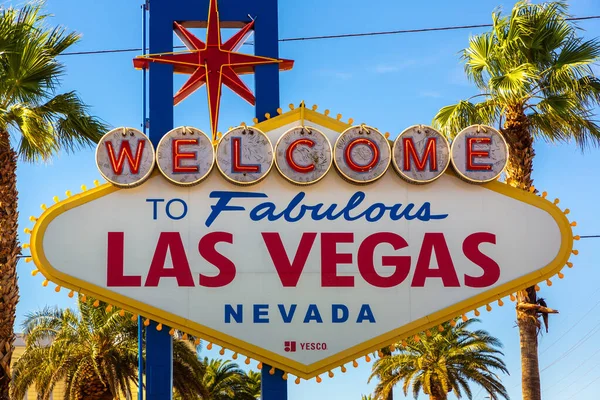 Las Vegas Usa March 2020 Καλωσορίσατε Στο Fabulous Las Vegas — Φωτογραφία Αρχείου