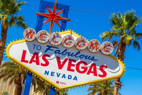 Las Vegas Usa March 2020 Καλωσορίσατε Στο Fabulous Las Vegas — Φωτογραφία Αρχείου