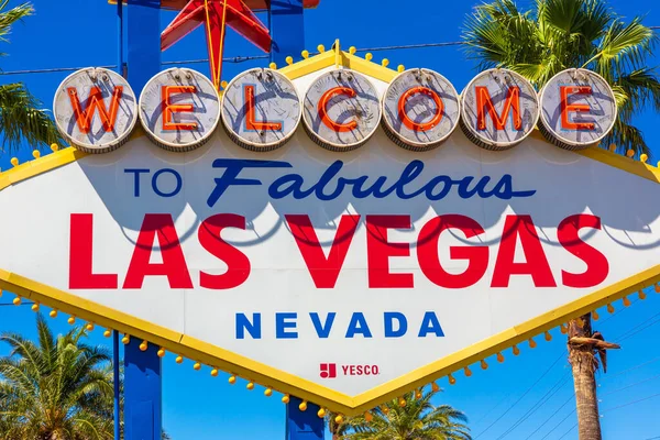 Las Vegas Usa Mars 2020 Välkommen Till Fabulous Las Vegas — Stockfoto