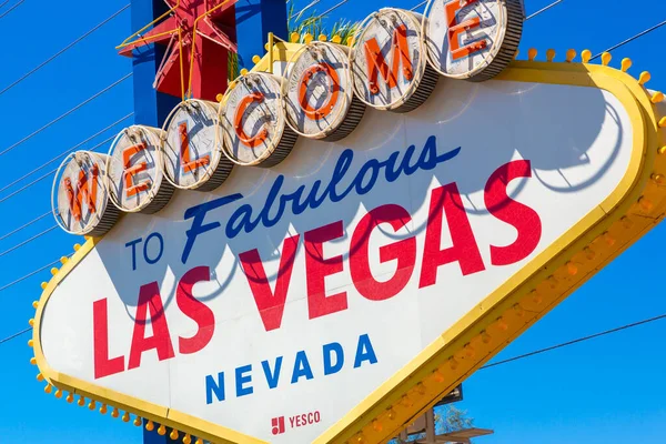 Las Vegas Usa Maart 2020 Welkom Bij Fabulous Las Vegas — Stockfoto