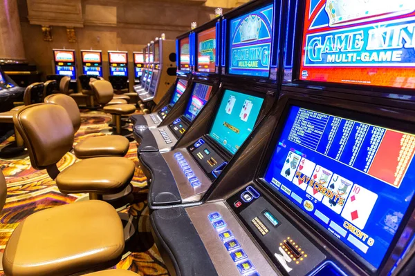 Las Vegas Usa March 2020 Casino Slot Machine Caesars Palace — Stock Photo, Image