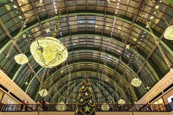 Дубай Оаэ Декабря 2019 Года Рождественская Елка Торговом Центре Mall — стоковое фото