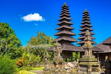 Taman Ayun Tapınağı Bali, Endonezya güneşli bir günde