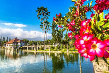 Karangasem Taman Ujung, Bali Su Sarayı, Endonezya güneşli bir günde