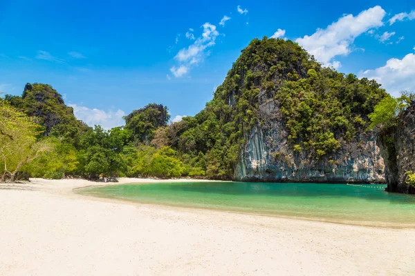 Tropisk Strand Vid Koh Hong Island Krabi Thailand — Stockfoto