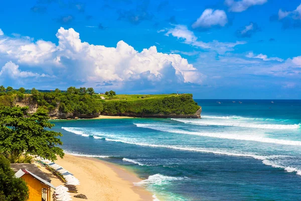 Balangan Beach Bali Indonésia Dia Ensolarado — Fotografia de Stock