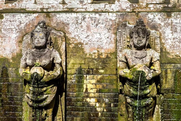Étang Sacré Pura Goa Gajah Temple Grotte Des Éléphants Bali — Photo